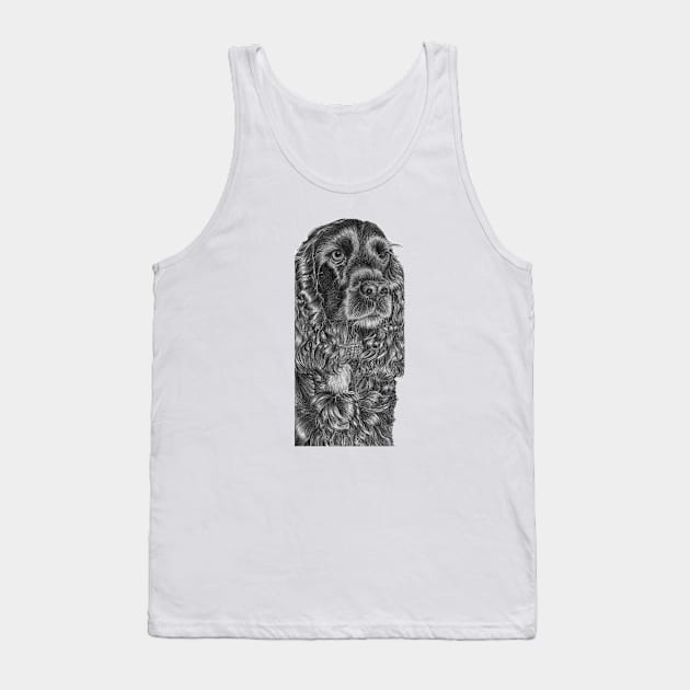 English Cocker spaniel - black Tank Top by doggyshop